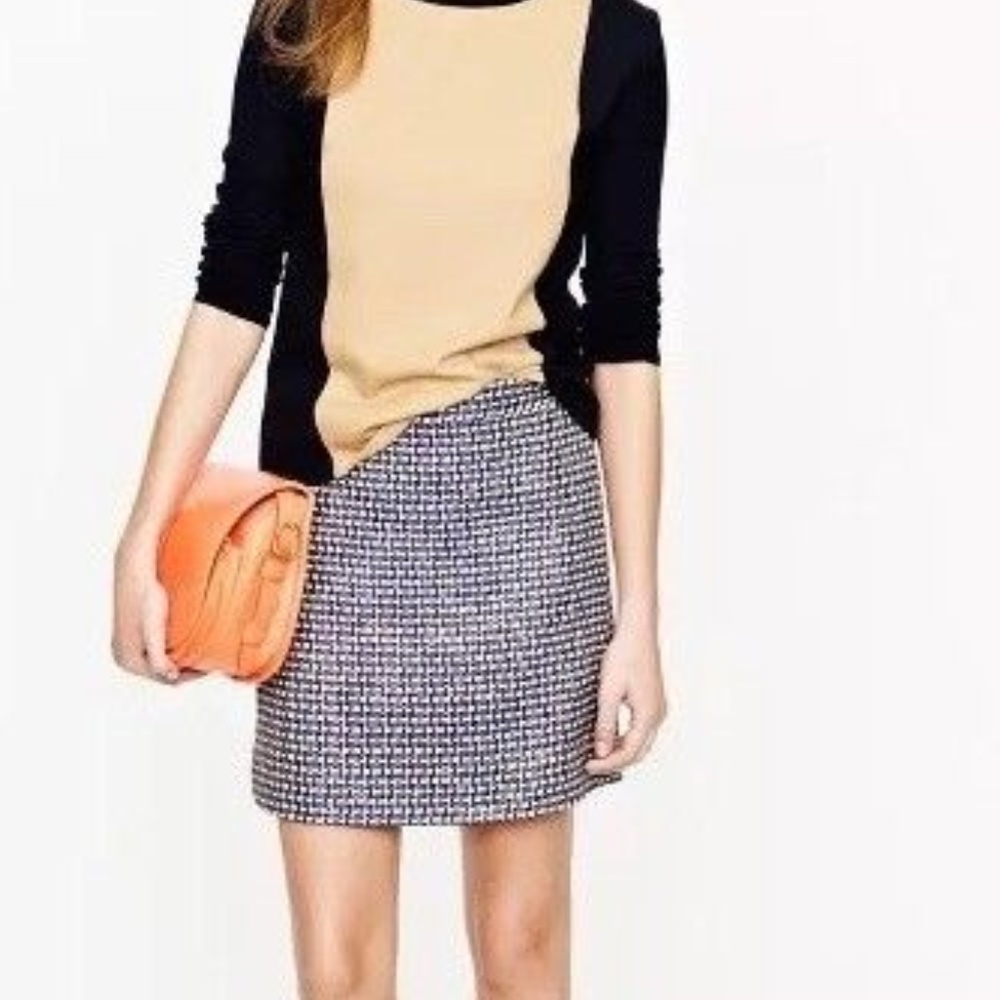 J. Crew Postage Stamp Mini Skirt